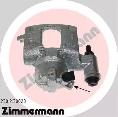 Zimmermann 230.2.30020 - Étrier de frein cwaw.fr