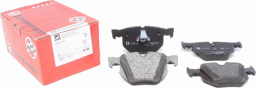 Zimmermann 23732.170.1 - Kit de plaquettes de frein, frein à disque cwaw.fr