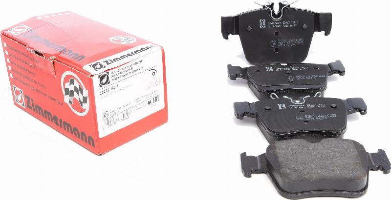 Zimmermann 22423.160.1 - Kit de plaquettes de frein, frein à disque cwaw.fr