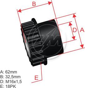 ZM ZM 96.000.90 - Poulie, alternateur cwaw.fr