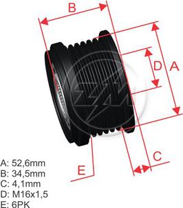 ZM ZM 96.000.10 - Poulie, alternateur cwaw.fr