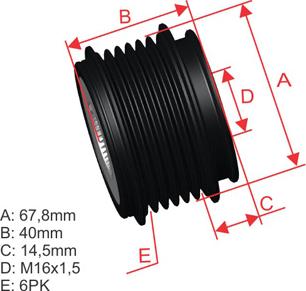 ZM ZM 96.000.31 - Poulie, alternateur cwaw.fr