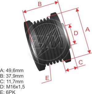 ZM ZM 96.012.01 - Poulie, alternateur cwaw.fr