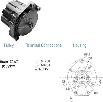 ZM ZM 90.102.01 - Alternateur cwaw.fr