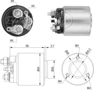 ZM ZM-591 - Contacteur, démarreur cwaw.fr