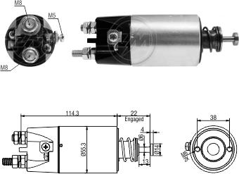 ZM ZM5897 - Contacteur, démarreur cwaw.fr