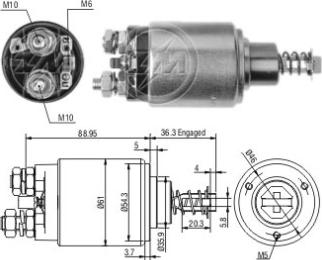 ZM ZM539 - Contacteur, démarreur cwaw.fr