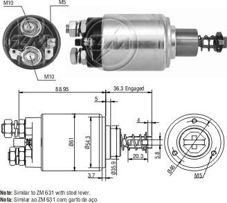 ZM ZM531 - Contacteur, démarreur cwaw.fr