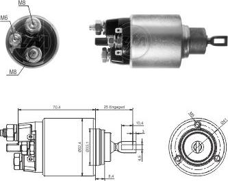 ZM ZM5381 - Contacteur, démarreur cwaw.fr