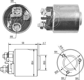 ZM ZM1491 - Contacteur, démarreur cwaw.fr