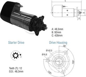 ZM ZM 80.101.01 - Démarreur cwaw.fr