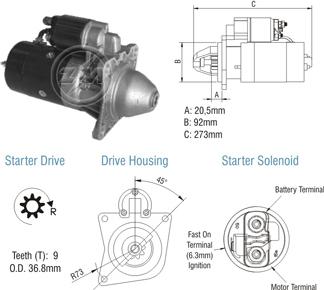 ZM ZM 80.130.01 - Démarreur cwaw.fr