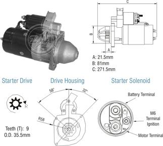 ZM ZM 80.130.03 - Démarreur cwaw.fr