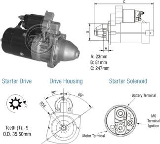 ZM ZM 80.130.02 - Démarreur cwaw.fr