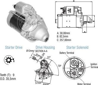 ZM ZM 80.130.11 - Démarreur cwaw.fr