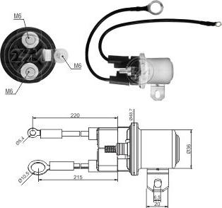 ZM ZM3428 - Contacteur, démarreur cwaw.fr