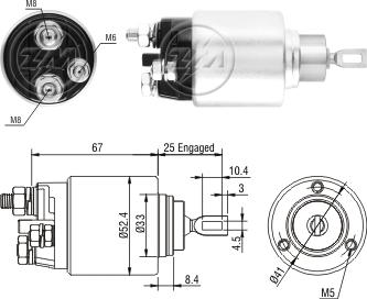 ZM ZM3381 - Contacteur, démarreur cwaw.fr