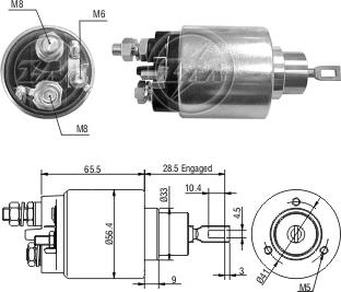 ZM ZM-2479 - Contacteur, démarreur cwaw.fr