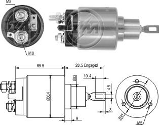 ZM ZM2573 - Contacteur, démarreur cwaw.fr