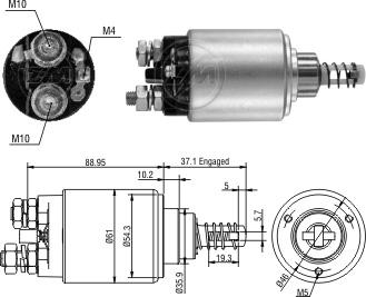 ZM ZM-2639 - Contacteur, démarreur cwaw.fr