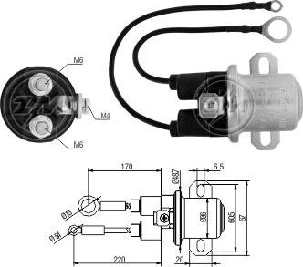 ZM ZM 7-408 - Contacteur, démarreur cwaw.fr