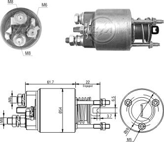 ZM ZM-7595 - Contacteur, démarreur cwaw.fr