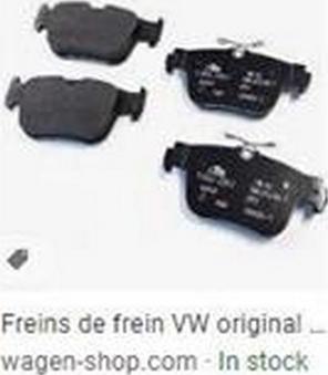 ZPY 5WA698451G - Kit de plaquettes de frein, frein à disque cwaw.fr