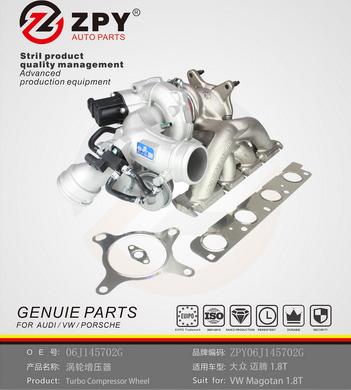 ZPY 06J 145 702G - Turbocompresseur, suralimentation cwaw.fr