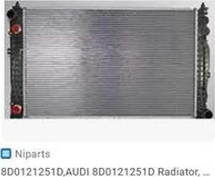 ZPY 8D0121251D - Radiateur, refroidissement du moteur cwaw.fr