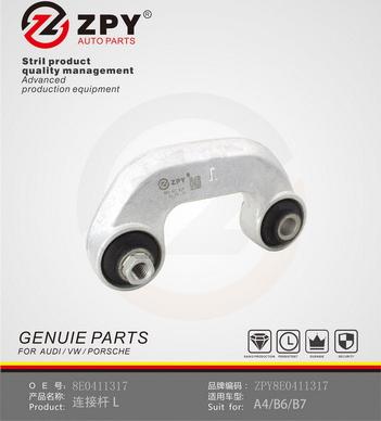 ZPY 8E0 411 317 - Entretoise / tige, stabilisateur cwaw.fr