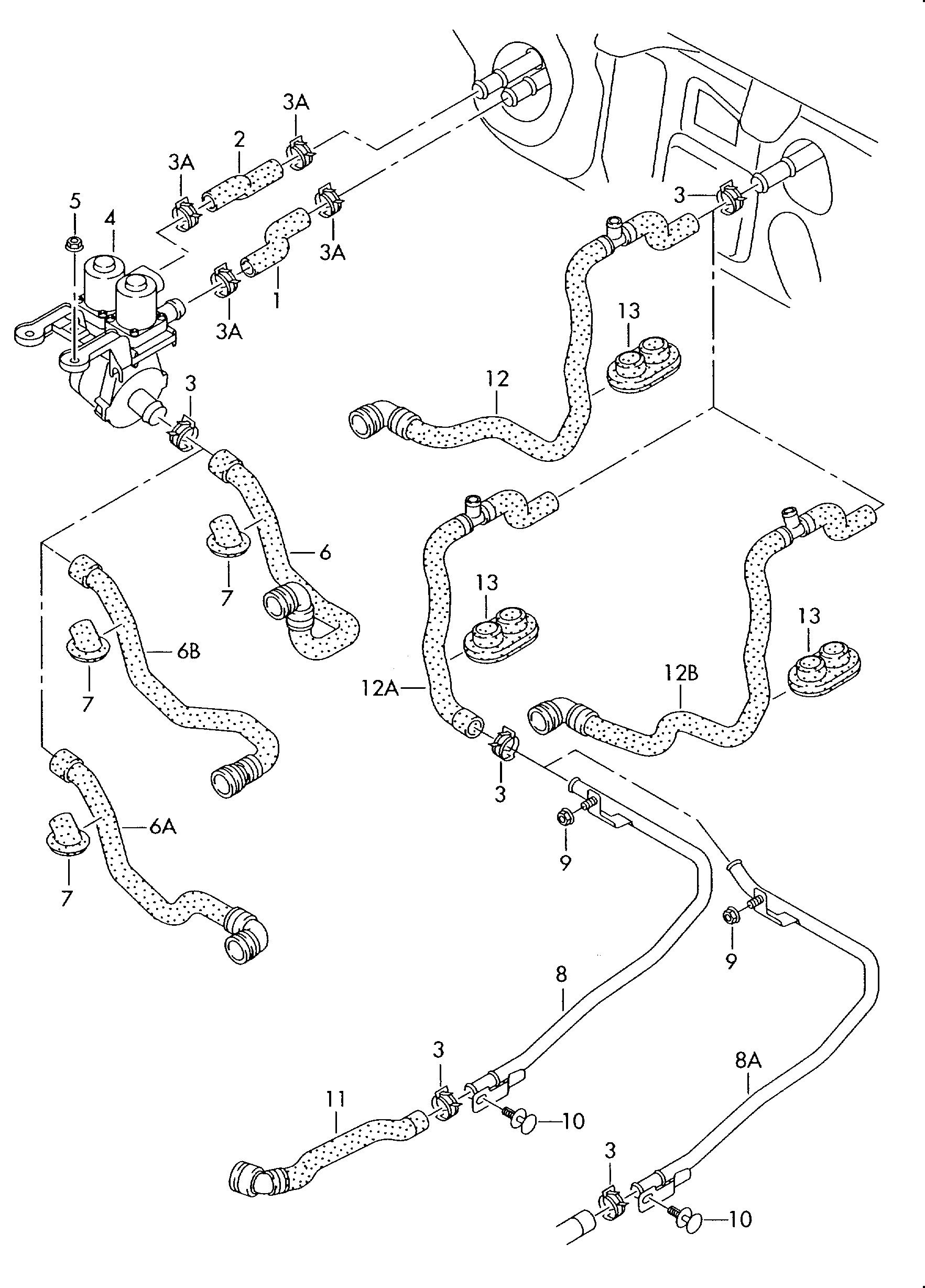 Seat 4F1959617B - Valve magnétique cwaw.fr