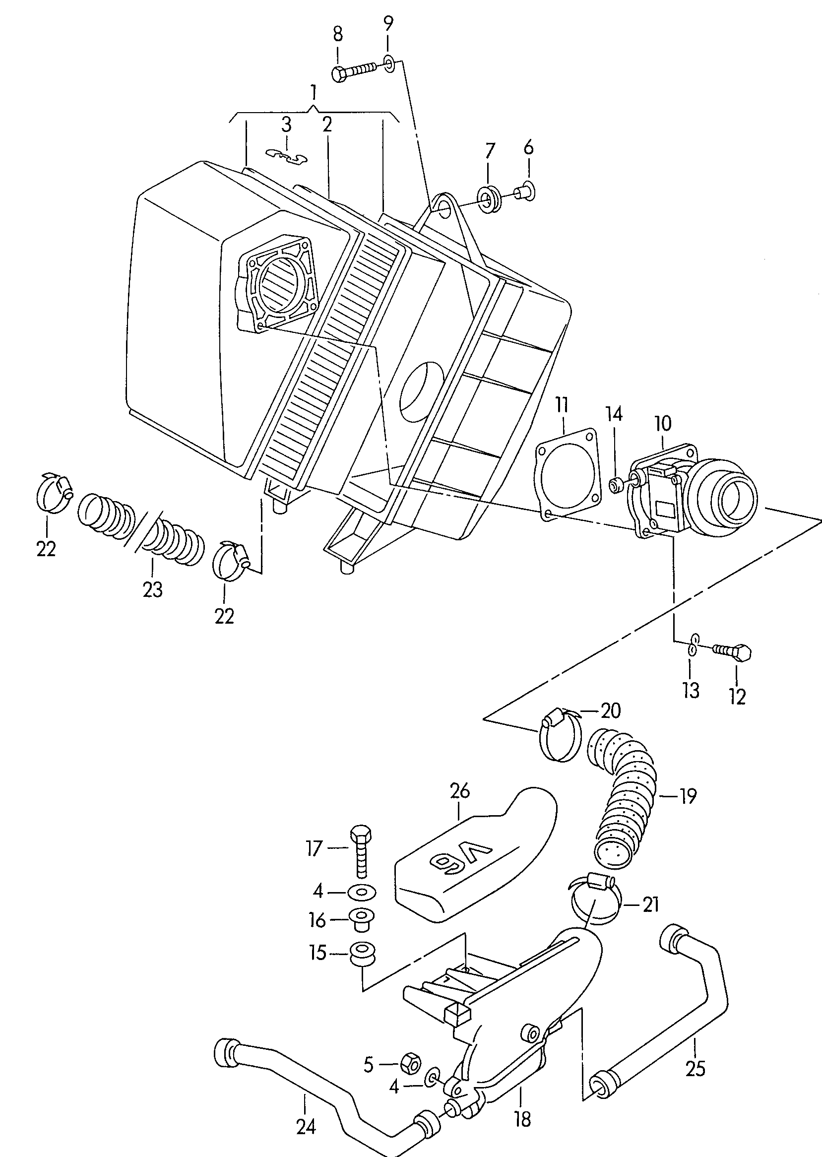 AUDI 078133837G - Filtre à air cwaw.fr