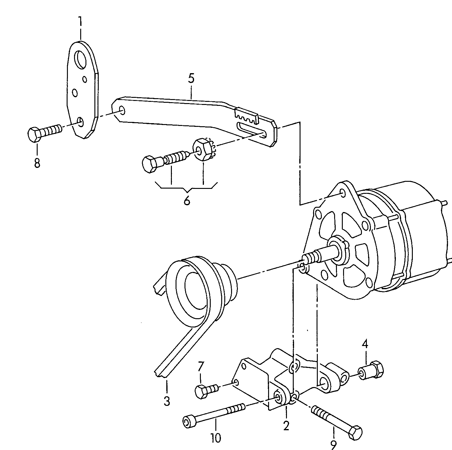 Porsche N   900 744 04 - Kit de remise en état, bras de liaison cwaw.fr