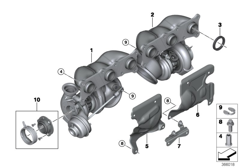 BMW 11657593021 - Turbocompresseur, suralimentation cwaw.fr