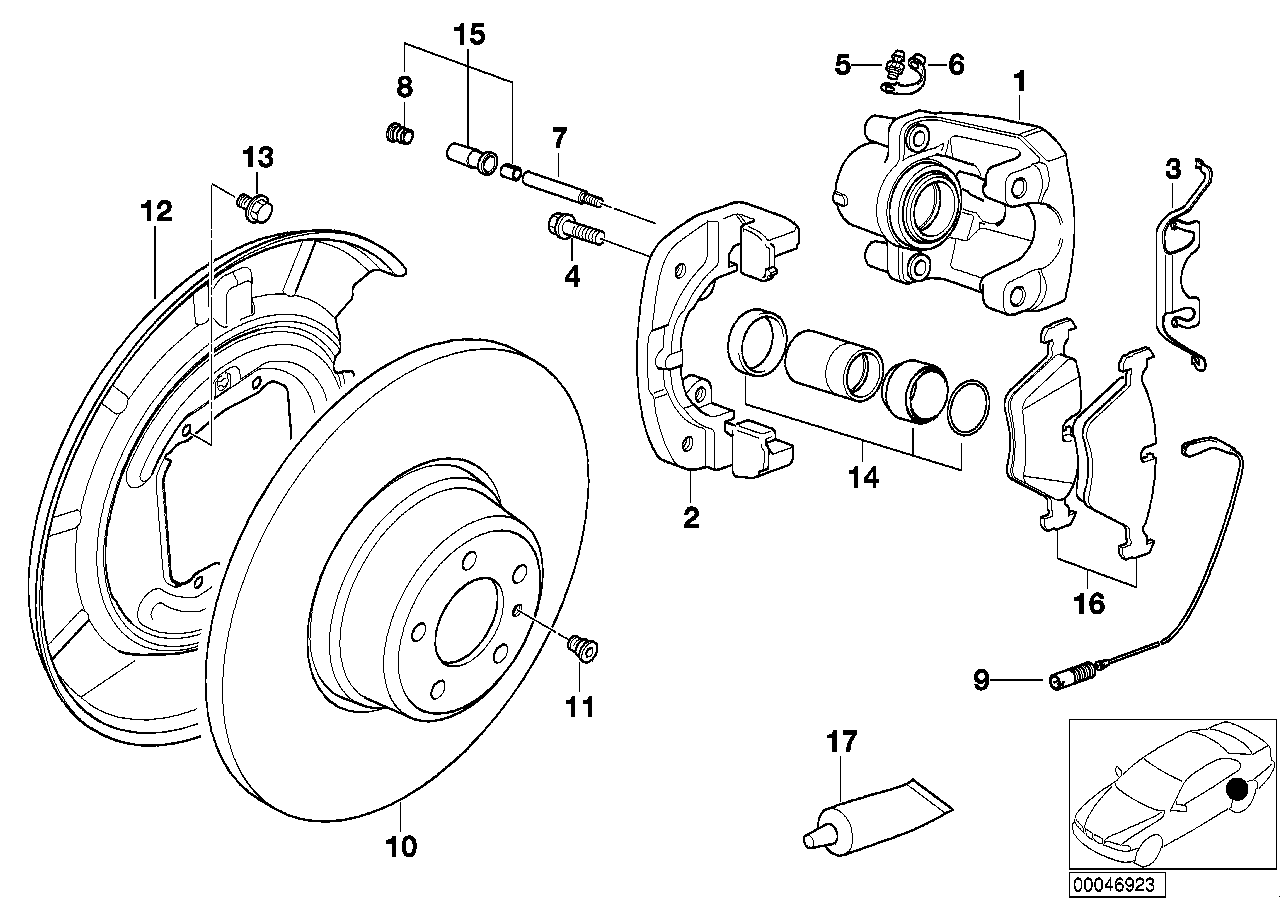 Land Rover 34216761251 - Kit de plaquettes de frein, frein à disque cwaw.fr