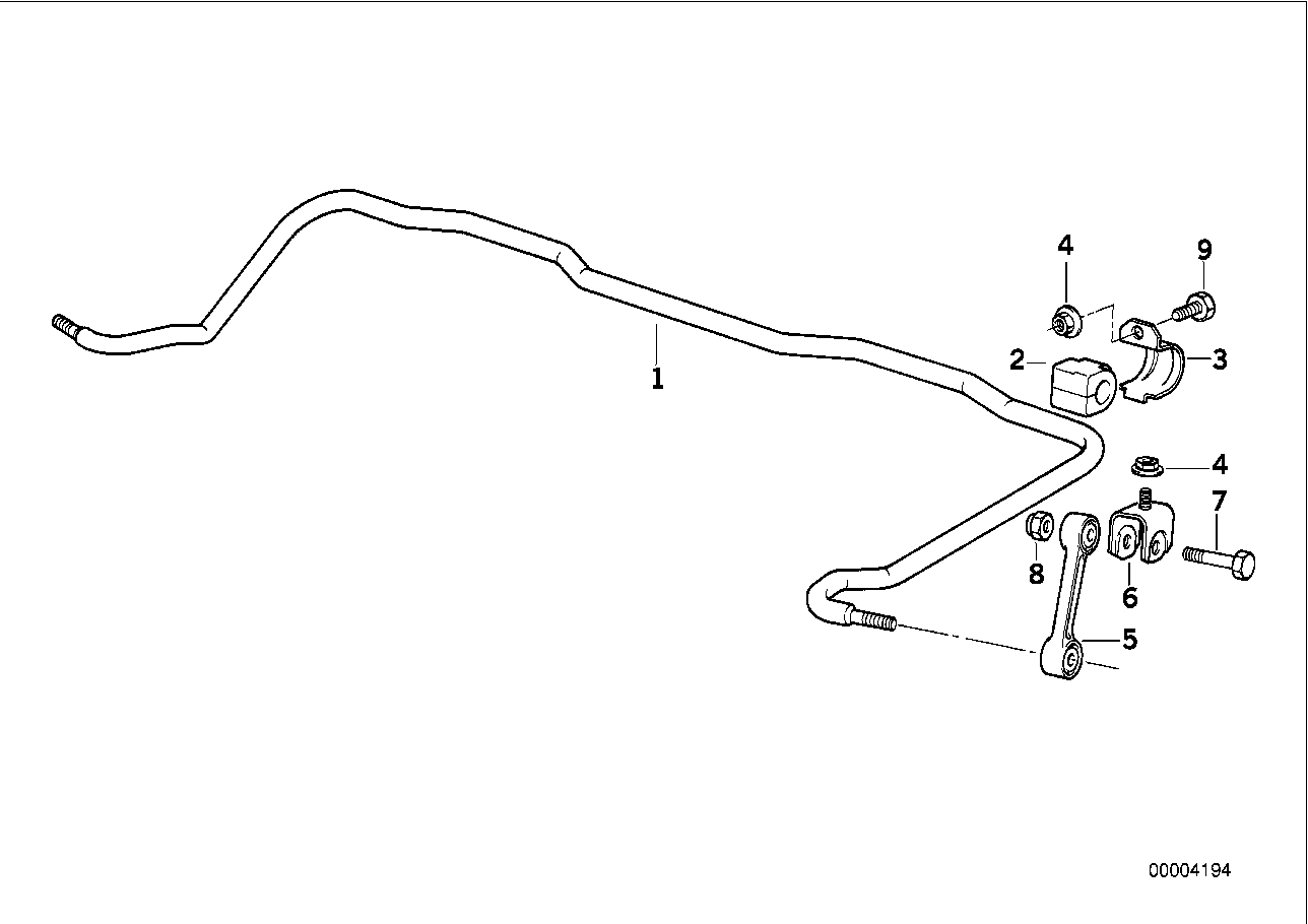 BMW 33 55 1 135 307 - Entretoise / tige, stabilisateur cwaw.fr