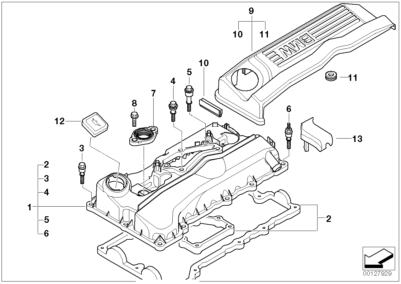 Mini 11 12 8 655 331 - Sealing cap, oil filler neck cwaw.fr