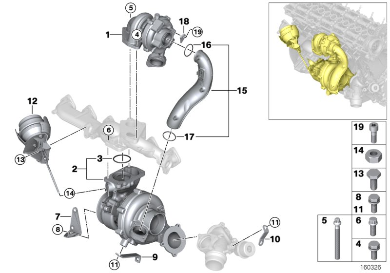 BMW 11657802587 - Turbocompresseur, suralimentation cwaw.fr