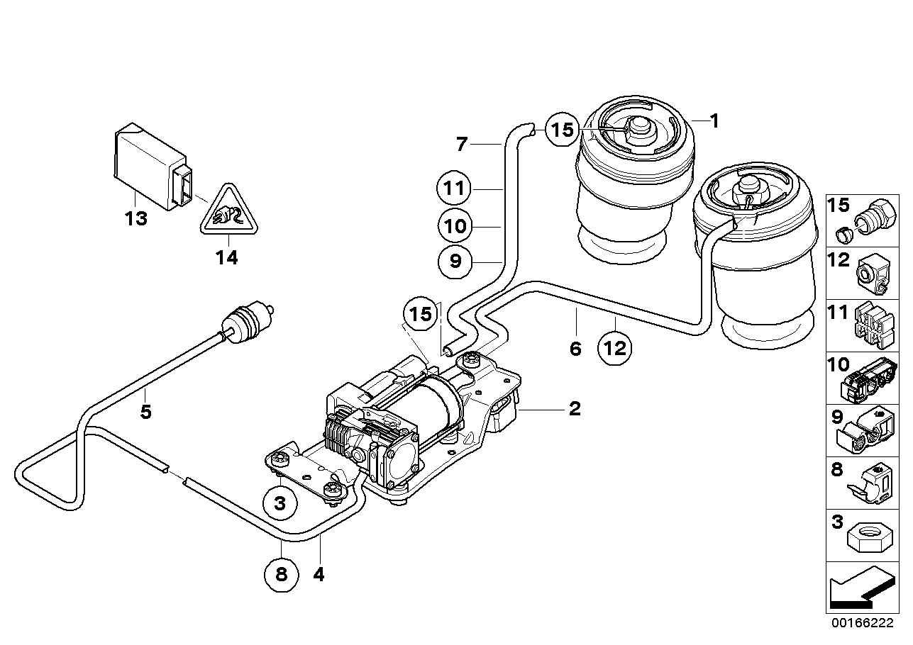 BMW 37206781223 - Flexible, alimentation en air cwaw.fr