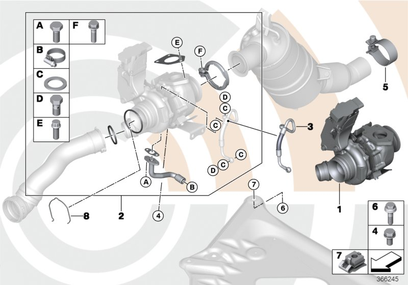 BMW 11658519477 - Turbocompresseur, suralimentation cwaw.fr