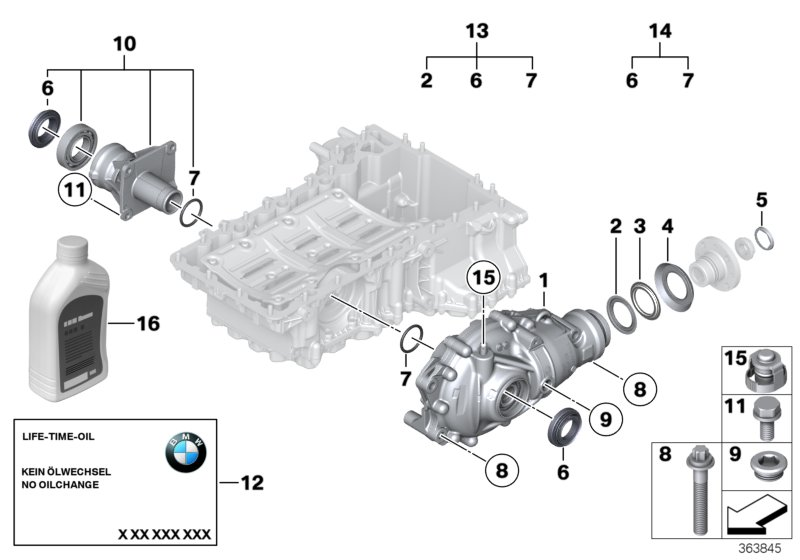 BMW 33 11 7 695 240 - Huile de transmission cwaw.fr