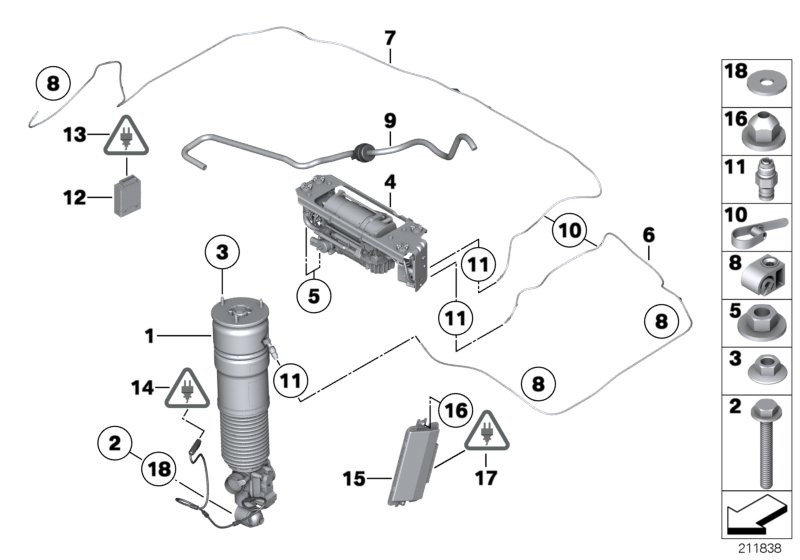 BMW 37206789168 - Flexible, alimentation en air cwaw.fr