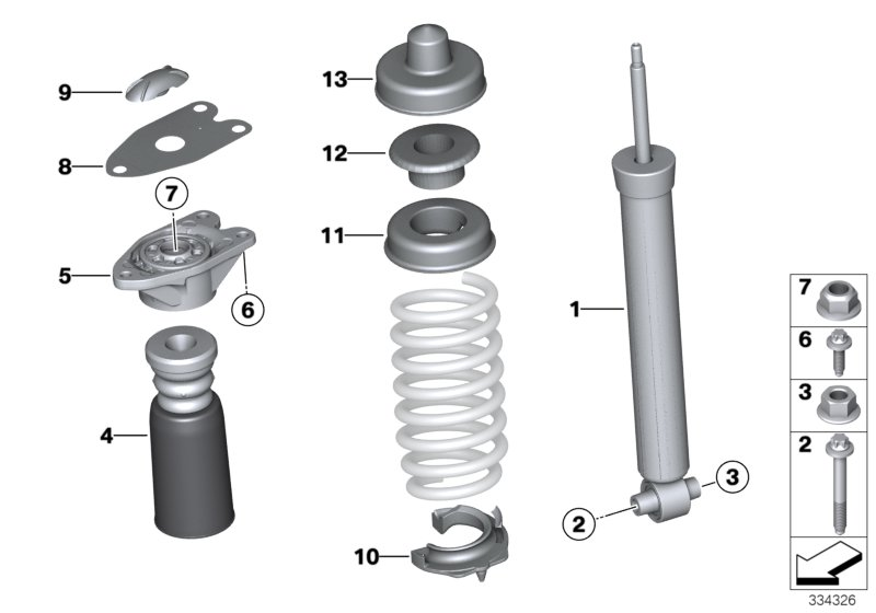 BMW (BRILLIANCE) 33526868652 - Amortisseur cwaw.fr