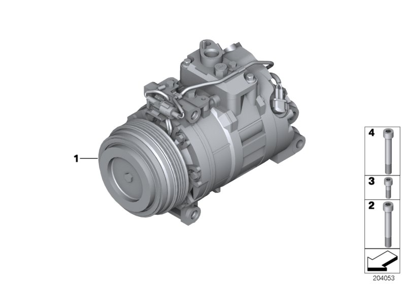 BMW 64509154072 - Compresseur, climatisation cwaw.fr