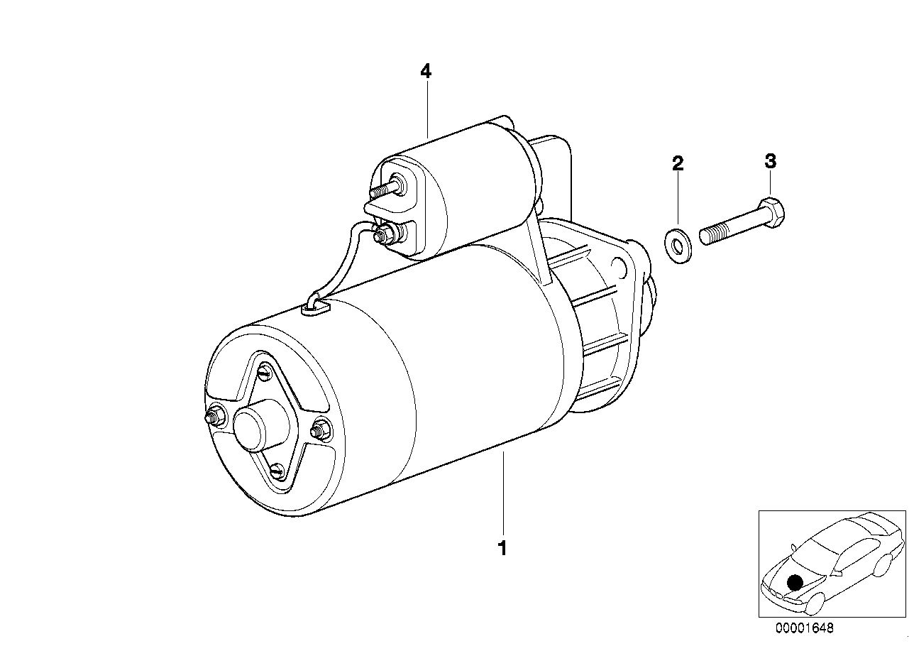 BMW (BRILLIANCE) 12412344238 - Démarreur cwaw.fr