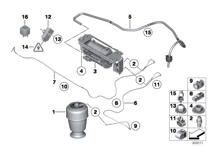 BMW 37206875176 - Compresseur, système d'air comprimé cwaw.fr