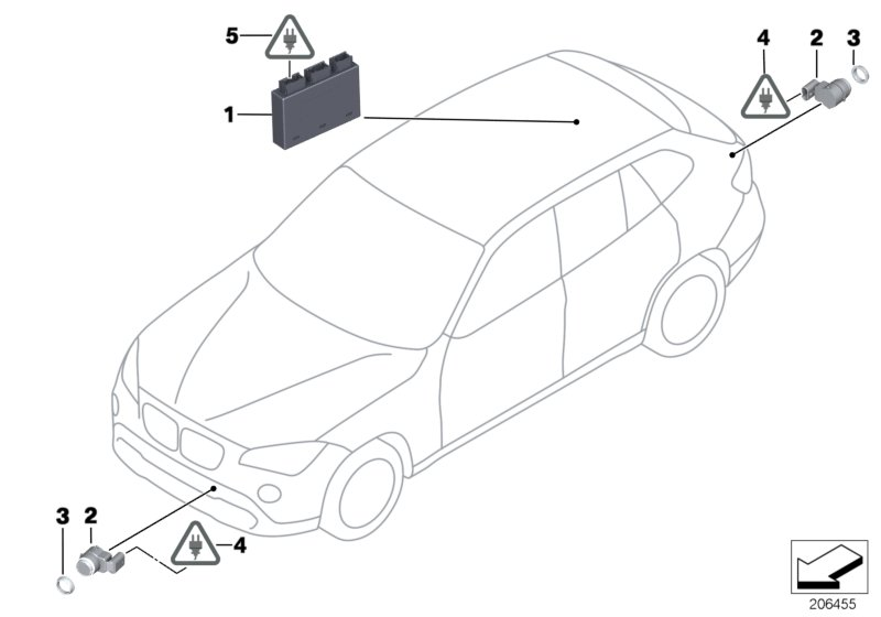 BMW 66 20 8 050 152 - Capteur, parctronic cwaw.fr