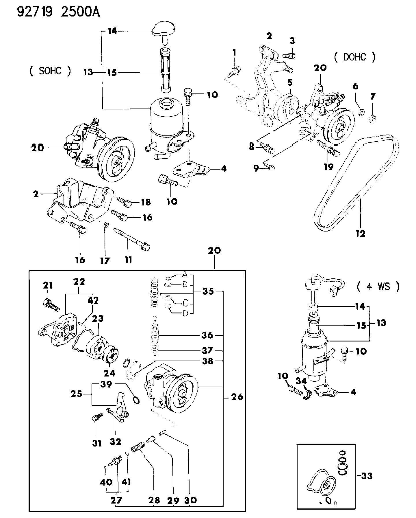 Mitsubishi MD17 3201 - Courroie trapézoïdale à nervures cwaw.fr