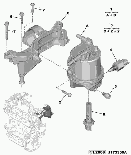 MAZDA 1901 85 - Filtre à carburant cwaw.fr