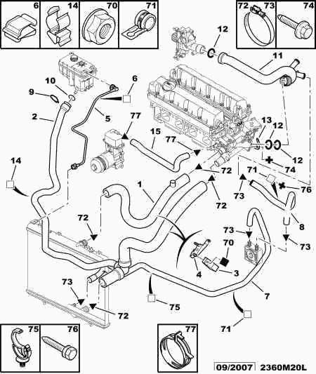 HOLGER CRISTIANSEN 1323 88 - ENGINE WATER PIPE cwaw.fr